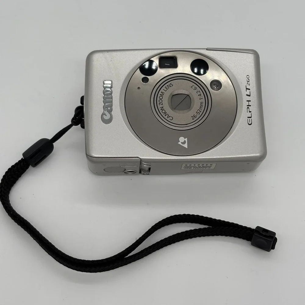 Canon ELPH LT 260 APS Point‎ & Shoot Film Canon Zoom Lens Compact Camera Silver